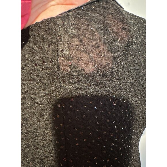 LuLaRoe Elegant Carly Crystal Sparkle Black Dress – Size‎ Small (NWT) - Picture 8 of 8